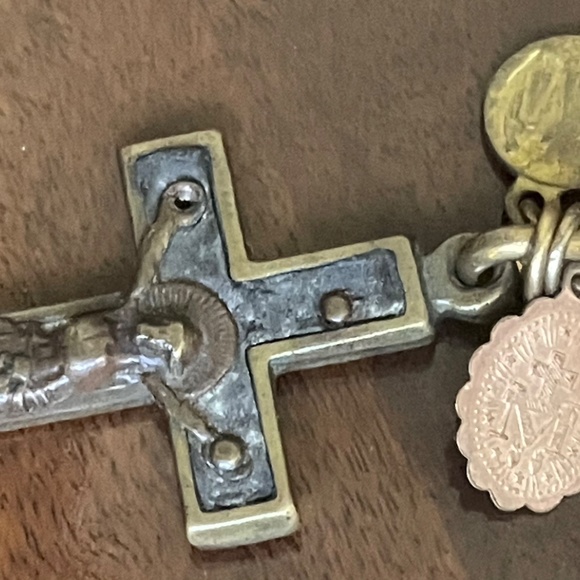 Necklace with cross and medals pull over custom made - Picture 3 of 8